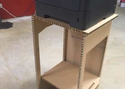 “Hexacomb” Printer Stand